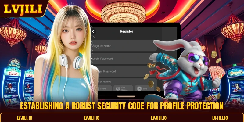 Establishing a robust security code for profile protection