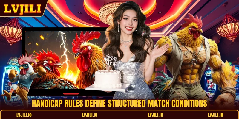Handicap rules define structured match conditions