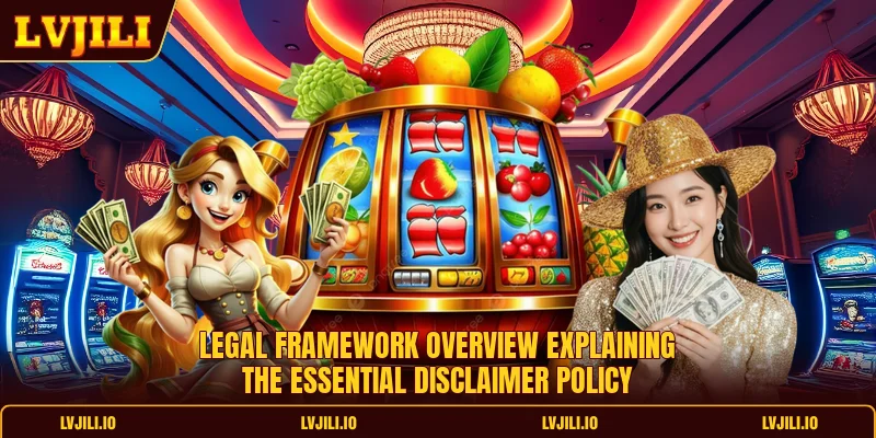 Legal framework overview explaining the essential disclaimer policy