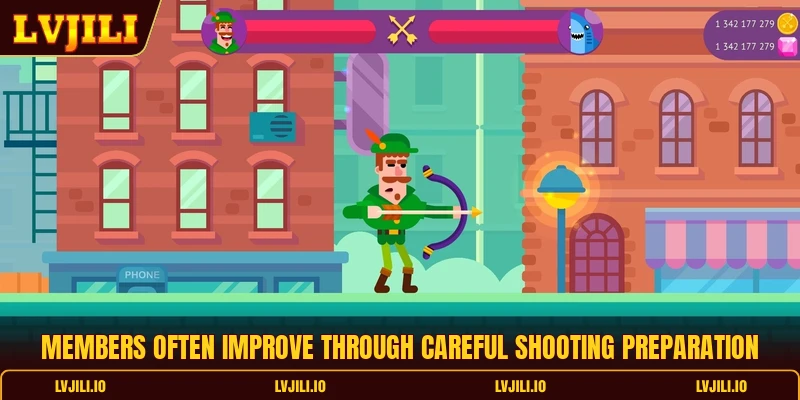 Members often improve through careful shooting preparation