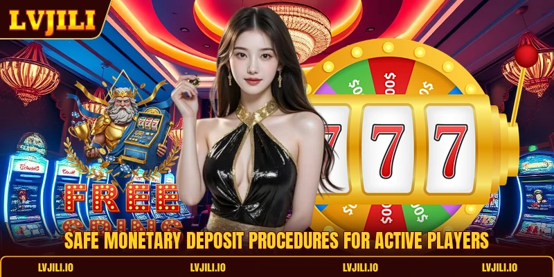 Safe monetary deposit procedures for active players