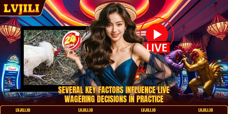 Several key factors influence live wagering decisions in practice