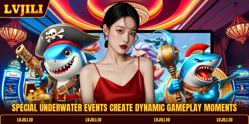 Special underwater events create dynamic gameplay moments